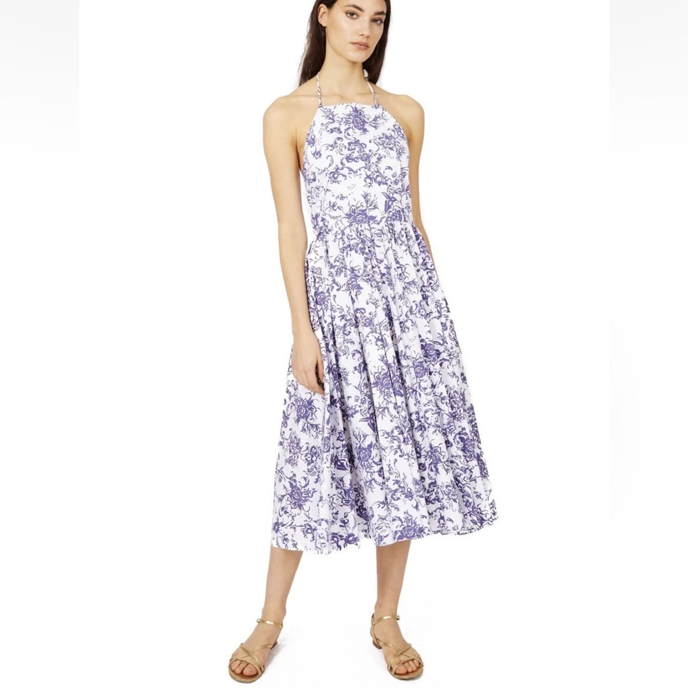 Caroline Constas gretta Floral Dress sz m